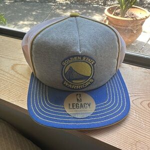 Warriors boys one size flat bill hat